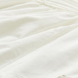BABY GIRLS' WHITE POPLIN DRESS