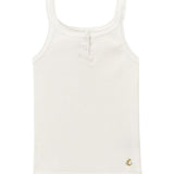 GIRLS' PLAIN RIBBED SINGLET TOP