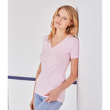 WOMENS' V NECK T-SHIRT