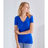 WOMENS' V NECK T-SHIRT
