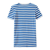 WOMENS' V-NECK STRIPED T-SHIRT