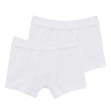 2 PACK TODDLER BOYS' CLASSIC WHITE BOXER SHORTS