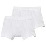 2 PACK TODDLER BOYS' CLASSIC WHITE BOXER SHORTS