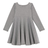 GIRLS' STRIPED SWING DRESS