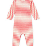 BABIES' WARM STRIPED ROMPER