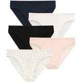 WOMENS' 5 PACK WEEKDAY BRIEFS