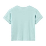 GIRLS' LINEN COTTON BLEND T-SHIRT