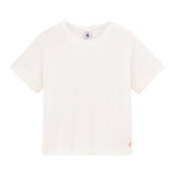 TODDLER GIRLS' LINEN COTTON BLEND T-SHIRT