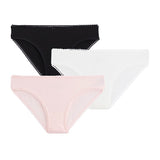 WOMENS' 3 PACK COTTON STRETCH BRIEFS