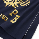 GIRLS' GOLD PRINT T-SHIRT