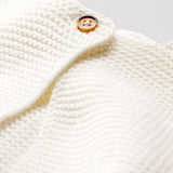 BABIES' GARTER KNIT CARDIGAN