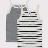 2 PACK GIRLS' MILLERAIES SINGLETS