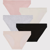 WOMENS' 5 PACK WEEKDAY BRIEFS