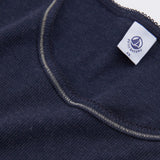 WOMENS' L/S COTTON, WOOL & SILK BLEND TOP