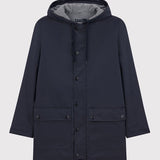 WOMENS' CIRE RAINCOAT - NAVY