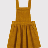 GIRLS' CORDUROY PINAFORE