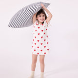 GIRLS' RED HEART NIGHTIE