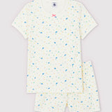 TODDLER GIRLS' FLORAL PRINT SHORT PYJAMAS