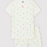 GIRLS' FLORAL PRINT SHORT PYJAMAS