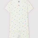 TODDLER GIRLS' FLORAL PRINT SHORT PYJAMAS