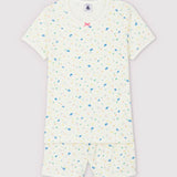 GIRLS' FLORAL PRINT SHORT PYJAMAS