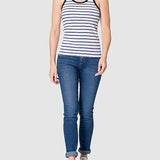 WOMENS' ICONIC STRIPED COTTON TANK