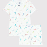 GIRLS' SEAHORSE SHORT PYJAMAS
