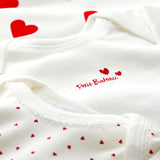 3 PACK BABIES' HEART L/S BODYSUITS