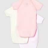 3 PACK BABIES' MILLERAIES S/S BODYSUITS
