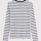WOMENS' STRIPED L/S T-SHIRT