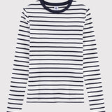 WOMENS' STRIPED L/S T-SHIRT