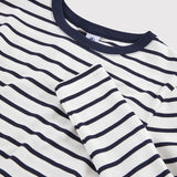WOMENS' STRIPED L/S T-SHIRT