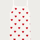 WOMENS' RED HEART SINGLET TOP