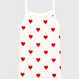 WOMENS' RED HEART SINGLET TOP