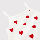 WOMENS' RED HEART SINGLET TOP