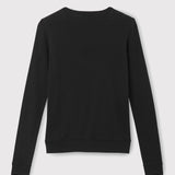 WOMENS' ICONIC COTTON CARDIGAN - BLACK