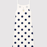 WOMENS' POLKA DOT STRAPPY NIGHTDRESS