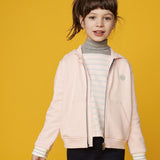 GIRLS' ZIPPED HOODIE