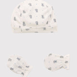 BABIES' BONNET & MITTEN SET