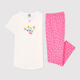 TODDLER GIRLS' FLOWER PRINT PYJAMAS
