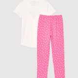 TODDLER GIRLS' FLOWER PRINT PYJAMAS