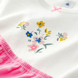 GIRLS' FLOWER PRINT PYJAMAS