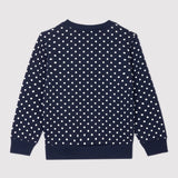 TODDLER GIRLS' POLKA DOT FLEECE SWEATSHIRT