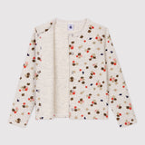 GIRLS' FLORAL CARDIGAN