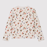 GIRLS' FLORAL CARDIGAN