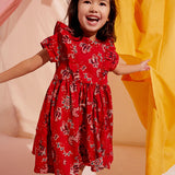 TODDLER GIRLS' PAISLEY DRESS