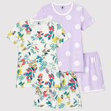 GIRLS' 2 PACK SHORT PYJAMAS