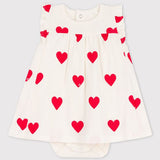 BABY GIRLS' HEARTS BODYDRESS