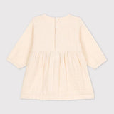 BABY GIRLS' MUSLIN DRESS