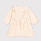 BABY GIRLS' MUSLIN DRESS